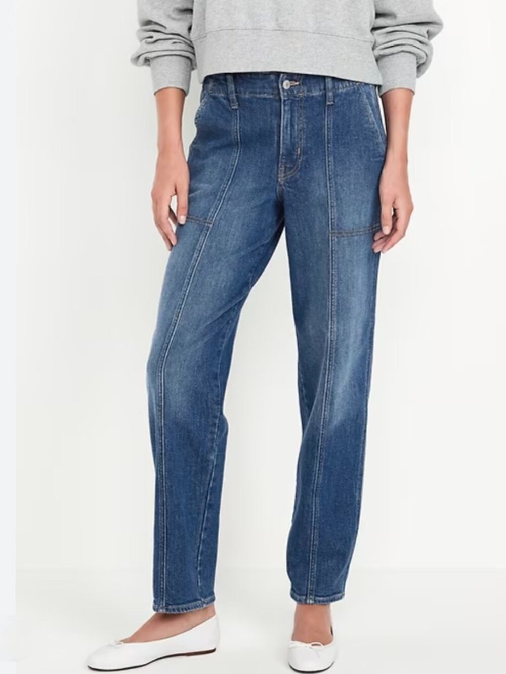 Women's Size 6 High Rise OG Loose Utility Jeans